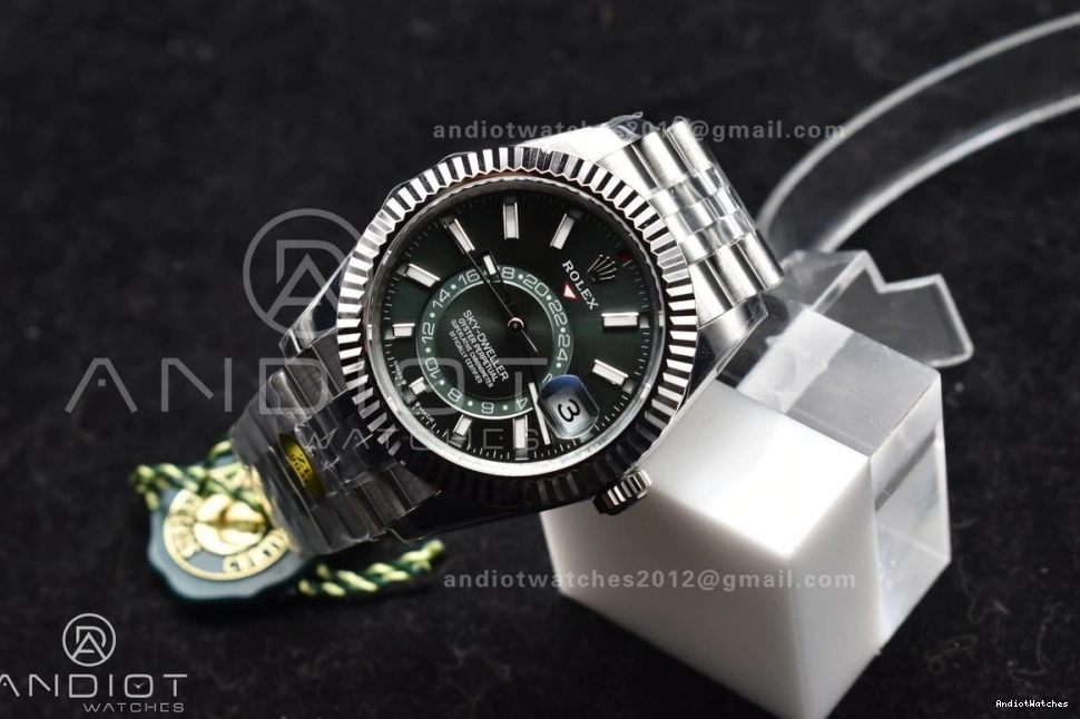 Bracelet 1088 1:1 Green Best SS on Dial FreshLook 904L Sky-Dweller SS Jubilee A 326934 ZF Edition 0325